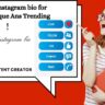 180+best Instagram bio for boys & Unique Ans Trending (2025)